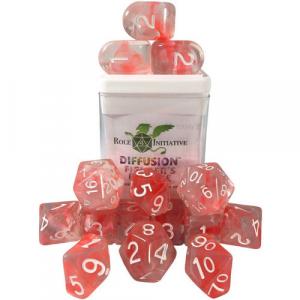 Аксессуары Role 4 Initiative R4I Dice w/ Arch'd4: Diffusion - Fighter's Resolve w/ White