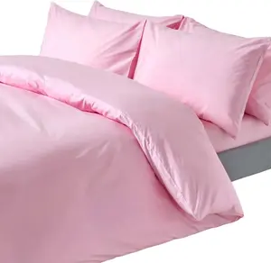 Постельное белье HOMESCAPES розовое, плотность нити 200, 230 х 220 см Homescapes