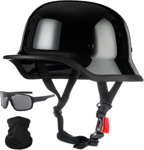 Шлем мотоциклетный мужской CHPINGN, черный