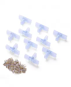 2-Контактные разъемы, аксессуары Т-образной формы со штифтом для неоновой гирлянды 7x14 мм Delight, natrual