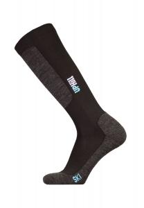 Лыжные носки HALLA с дышащей функцией UphillSport, цвет Black With Turq