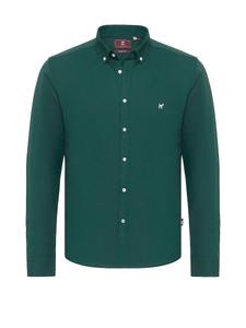 Рубашка Slim Fit на пуговицах Williot, зеленый