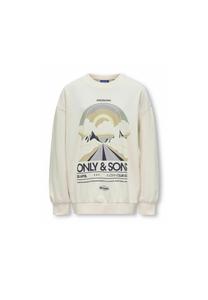 Толстовка OSJROAD OVZ O-NECK ONLY & SONS junior, кремовый
