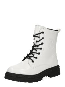 Ботильоны на шнуровке TOM TAILOR, белый