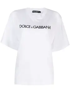 Футболка с логотипом DOLCE & GABBANA, белый