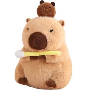 Лотус свинья дверь благословение, милый буддийский капибара, капибара кукла товары Mise