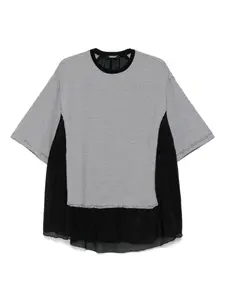 Футболка в полоску Undercover, черный