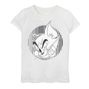 Футболка Tom And Jerry Tom Line с портретом для девочек 7–16 лет Licensed Character