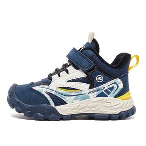 Нескользящая, износостойкая, термообувь для детей. Детская обувь для повседневной жизни. HOBIBEAR, синий/белый