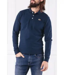 Поло Мэнли slim fit La Martina, темно-синий