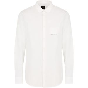 ARMANI EXCHANGE Рубашка AE мужская белая