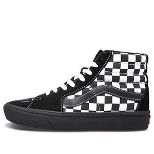 Кроссовки sk8-hi comfycush 'mixed media - black checker' Vans, черный