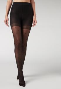 Колготки TOTAL SHAPING Calzedonia, цвет black