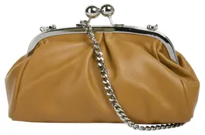 Сумка через плечо Samantha Look, натуральная кожа, производство Италия, желтый