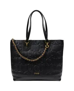 Черная полиэтиленовая женская сумка Liu Jo, черный
