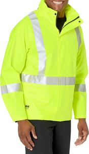Helly-Hansen мужская рабочая куртка Alta Rain с CSA Helly Hansen, Hv Yellow