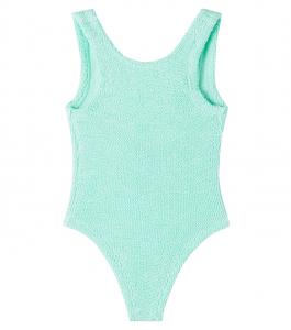 Детский купальник Hunza G Kids, Metallic Mint