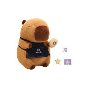 Плюшевая игрушка капибара и выдра 30 см высота OU DI PIG