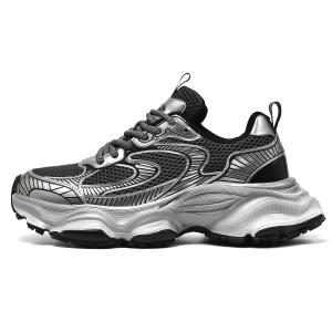 Кроссовки унисекс с низким верхом Zhenen, цвет Silver/Black