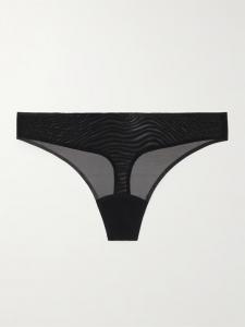 Стринги Chic mesh thong Commando, черный