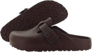 Сандалии Birkenstock Boston Slip-Ons из материала EVA цвета яичной скорлупы, Roast