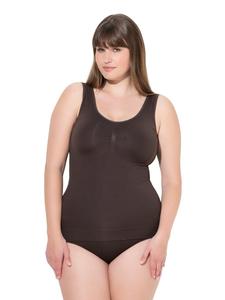 Ulla Popken Корректирующий фигуру топ цвета сосны