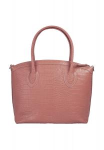 Сумочка, натуральная кожа, производство Италия Cluty, цвет Alt Rosa