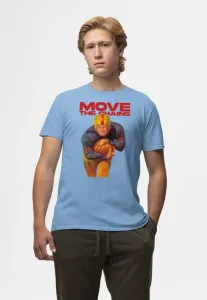 Футболка move the chains с принтом Henry Tiger, Sky Blue