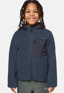 Флисовая куртка Jack Wolfskin ICE CURL HOOD, Midnight Sky/Dark Blue