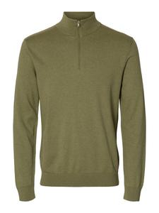 Свитер обычного кроя SELECTED SLHBERG, оливковый