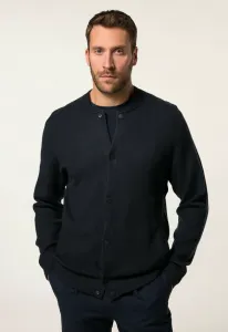 Кардиган flexnamic с воротником и карманами для колледжа Jp1880, Navy Blue