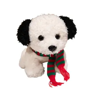 Милые плюшевые куклы щенки для терапии высотой 20 см OU DI PIG, белый