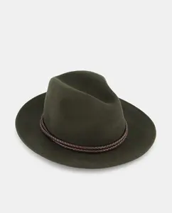Мужская шляпа со средними полями Emidio Tucci, темно-зеленый