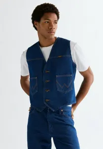 Без подкладки, ковбойский крой, стандартный крой, без рукавов Wrangler, Prewashed Indigo