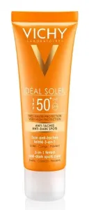 Vichy Idèal Soleil Цветное средство против пятен 3в1 SPF 50+ Защита лица 50 мл
