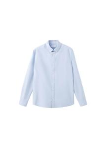 MANGO TEEN Рубашка на пуговицах светлого голубого цвета Regular fit