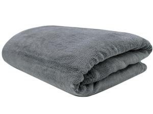 Одеяло Zollner цвет графита, 220/240 см