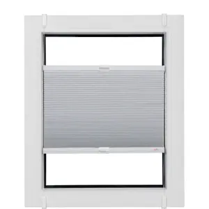 Плиссированные жалюзи Sunlines «Start-up Style Honeycomb», затемняющие, энергосберегающие, без сверления, с креплением, с креплением с помощью зажима Simply-Fix, сотовые плиссированные жалюзи, цвет weiß/weiß + weiß