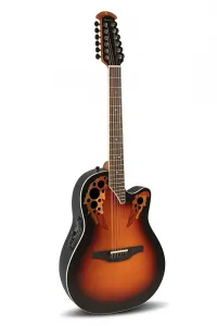 Ovation E 2758AX-NEB-G - акустическая гитара Standard Elite Deep Contour Cutaway с 12 струнами