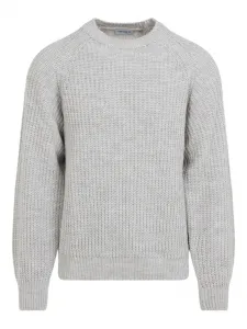 Свитер в рубчик с круглым вырезом CARHARTT WIP, серый