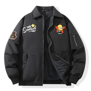 The Simpsons Пуховик унисекс «Симпсоны», Армейский Зеленый