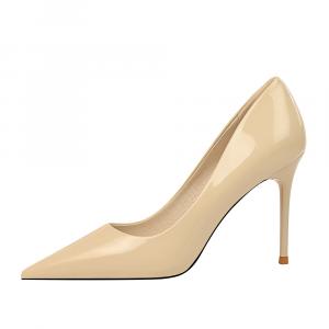QITUMAUL Женские туфли на высоком каблуке экрю [высота каблука 9,5 см], цвет Ecru[Heel Height 9.5cm]