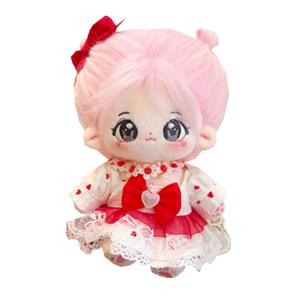 Супер милая кукла Jenny Cotton Doll Dress плюшевая кукла высотой 20 см Click