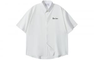 Футболка унисекс BRUMAIRE, белая с короткими рукавами