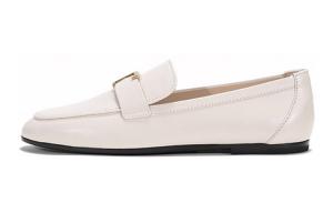 Классические женские повседневные туфли Women's White TOD'S