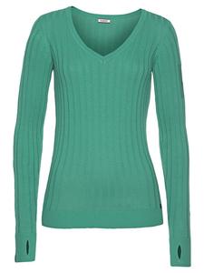 Свитер с V-образным вырезом зеленого цвета Kangaroos