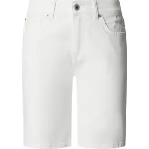 Джинсовые шорты Pepe Jeans Poppy, белый