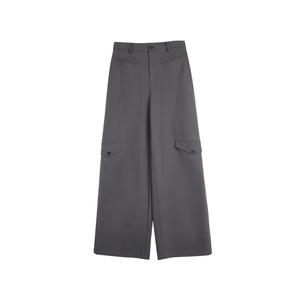 ELLE Повседневные брюки Women's Medium Gray Moderate Wide Leg