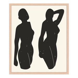 Картина Any Image Abstract Black Bodies, 43x53x2,5 см