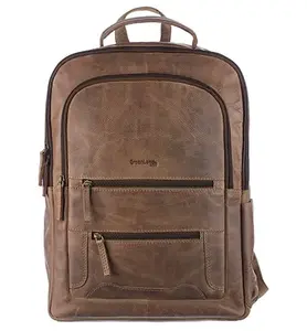Городской рюкзак GreenLand Nature "Черногория" с отделениями для карт и RFID-защитой, коричневый
